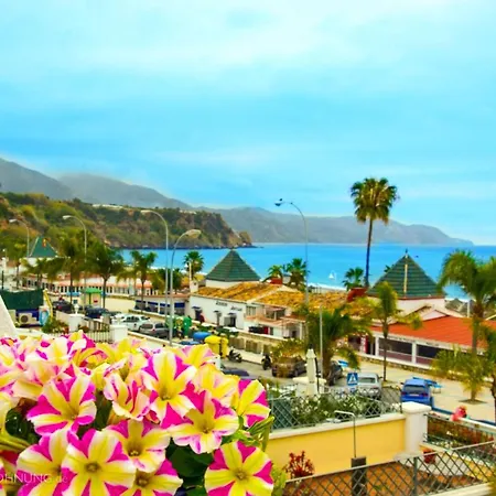 Apartment 2e Am Playa Burriana 1 Linea, Erste Strandreihe Nerja